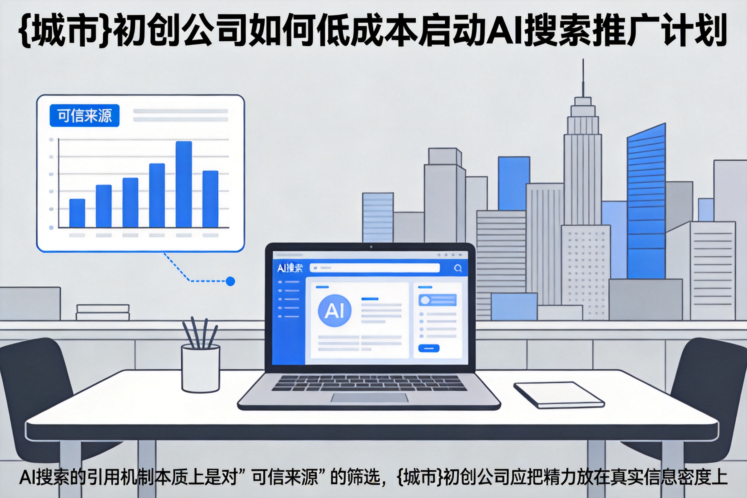 岢岚初创公司如何低成本启动AI搜索推广计划
